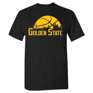 Xtreme Apparrel Team Cityscape Skyline Mens T-Shirt For Basketball Fans